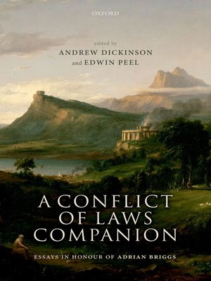 cover image of A Conflict of Laws Companion